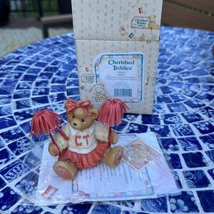 Cherished Teddies Debbie "Let's Hear It For Friendship" Cheerleader Bear…
